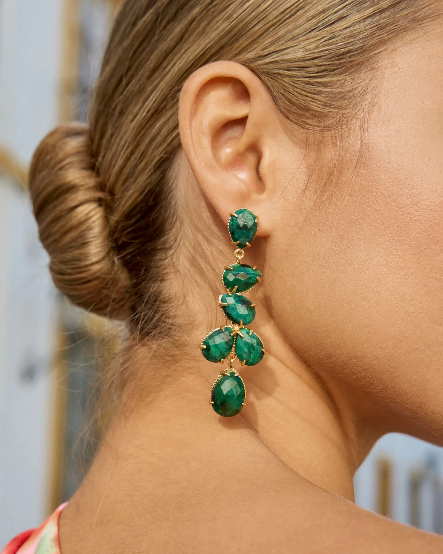 Pendientes Coria Verde