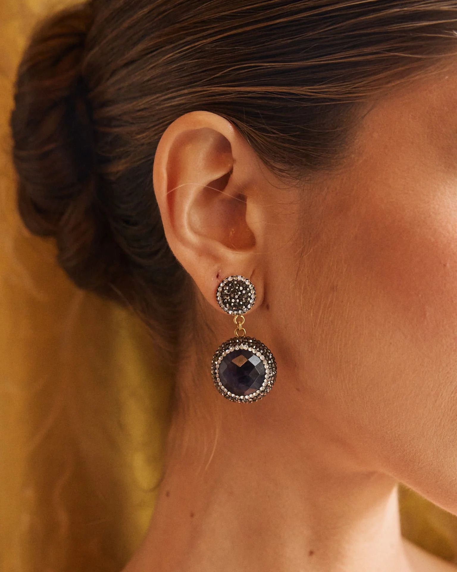Pendientes Cuna Morado - Image 6