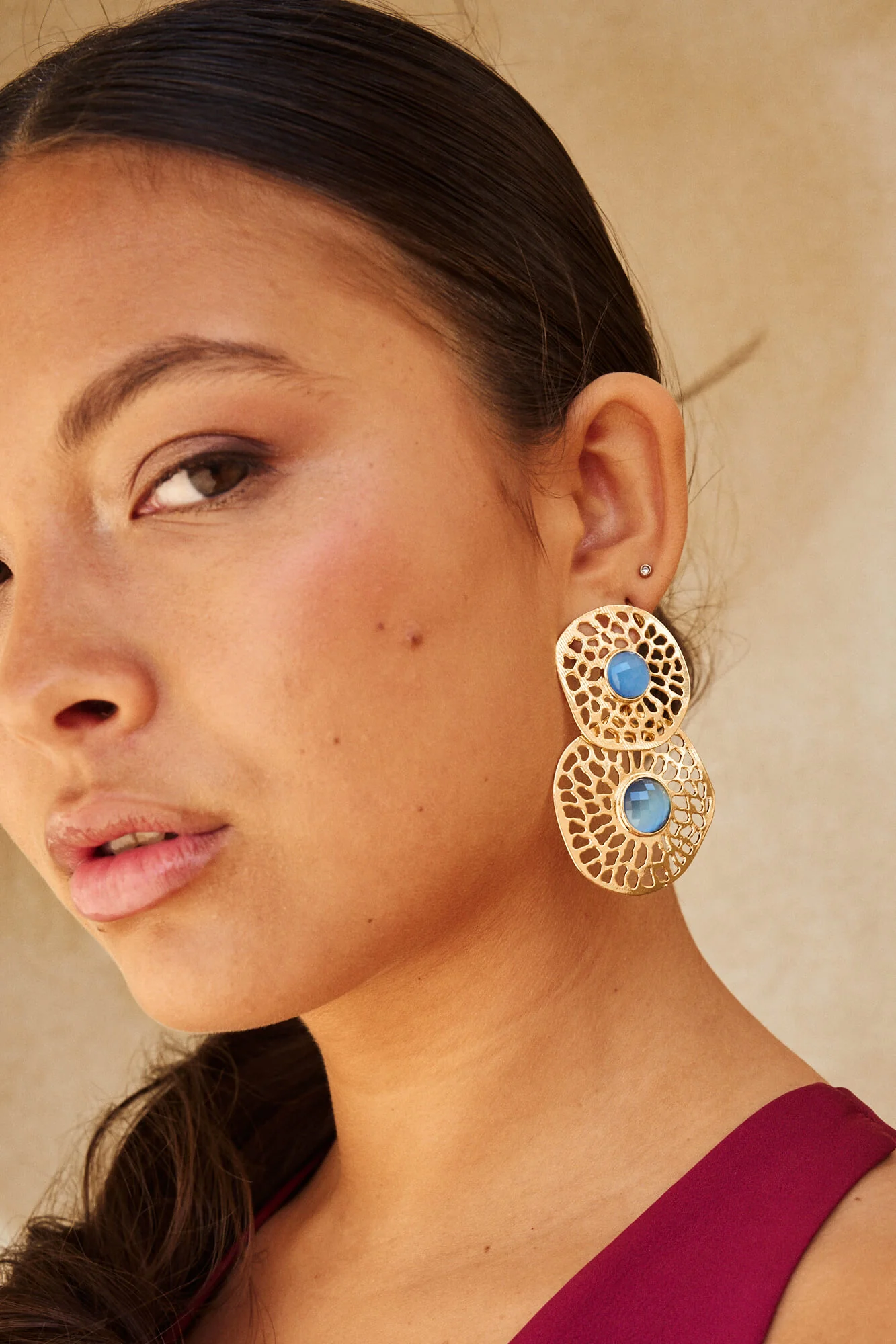 Pendientes Luna Azul - Image 2