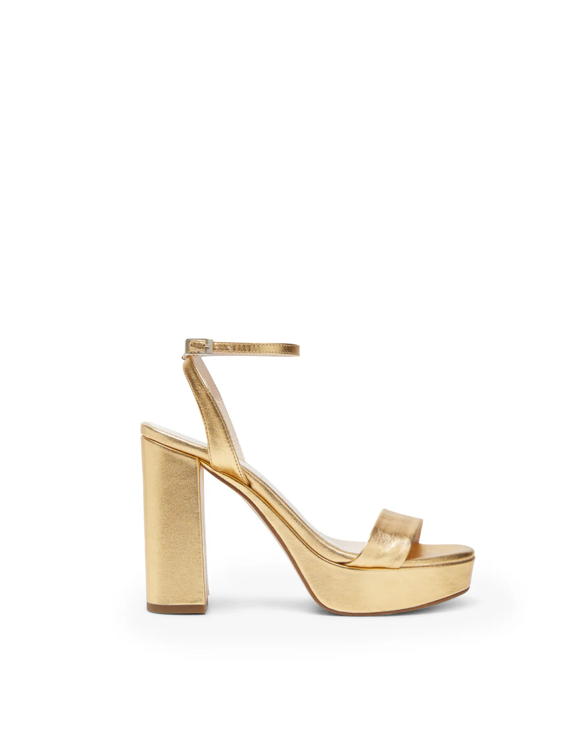Sandalias Zahara de piel Dorada