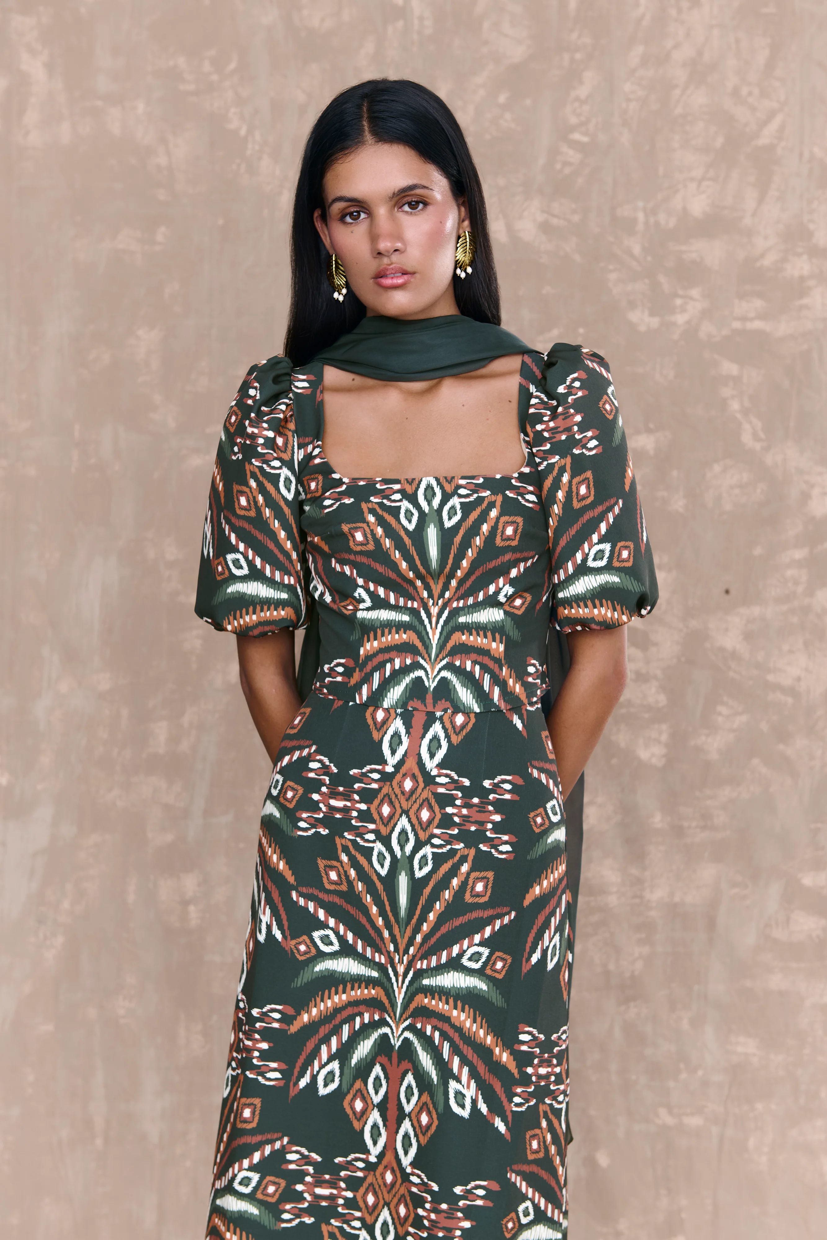 Top Noor Estampado Verde - Image 2