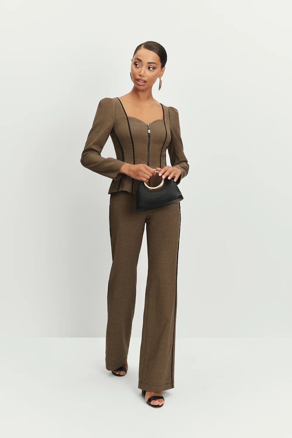 Top NYX Pata de Gallo Marrón - Image 5