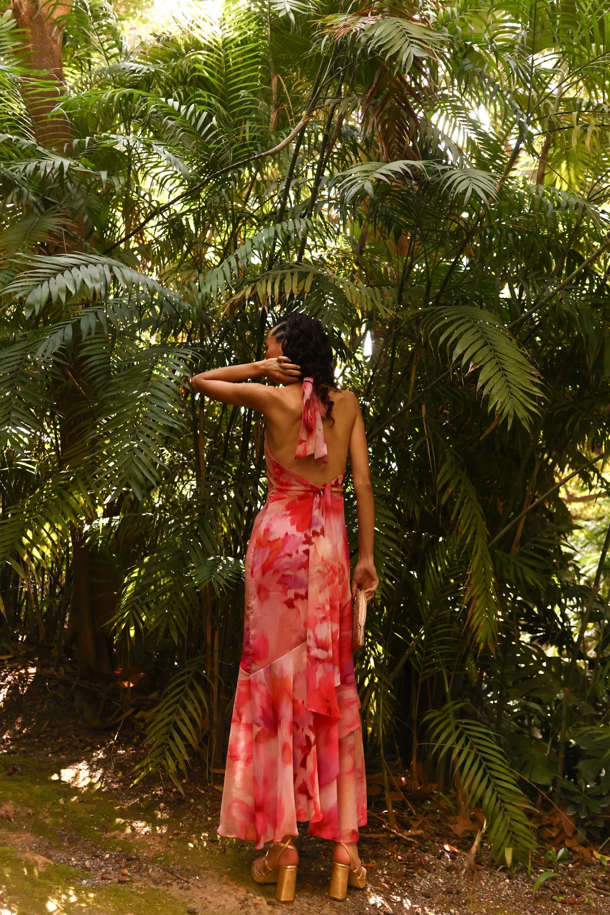Vestido Esencia Estampado Rosa - Image 2