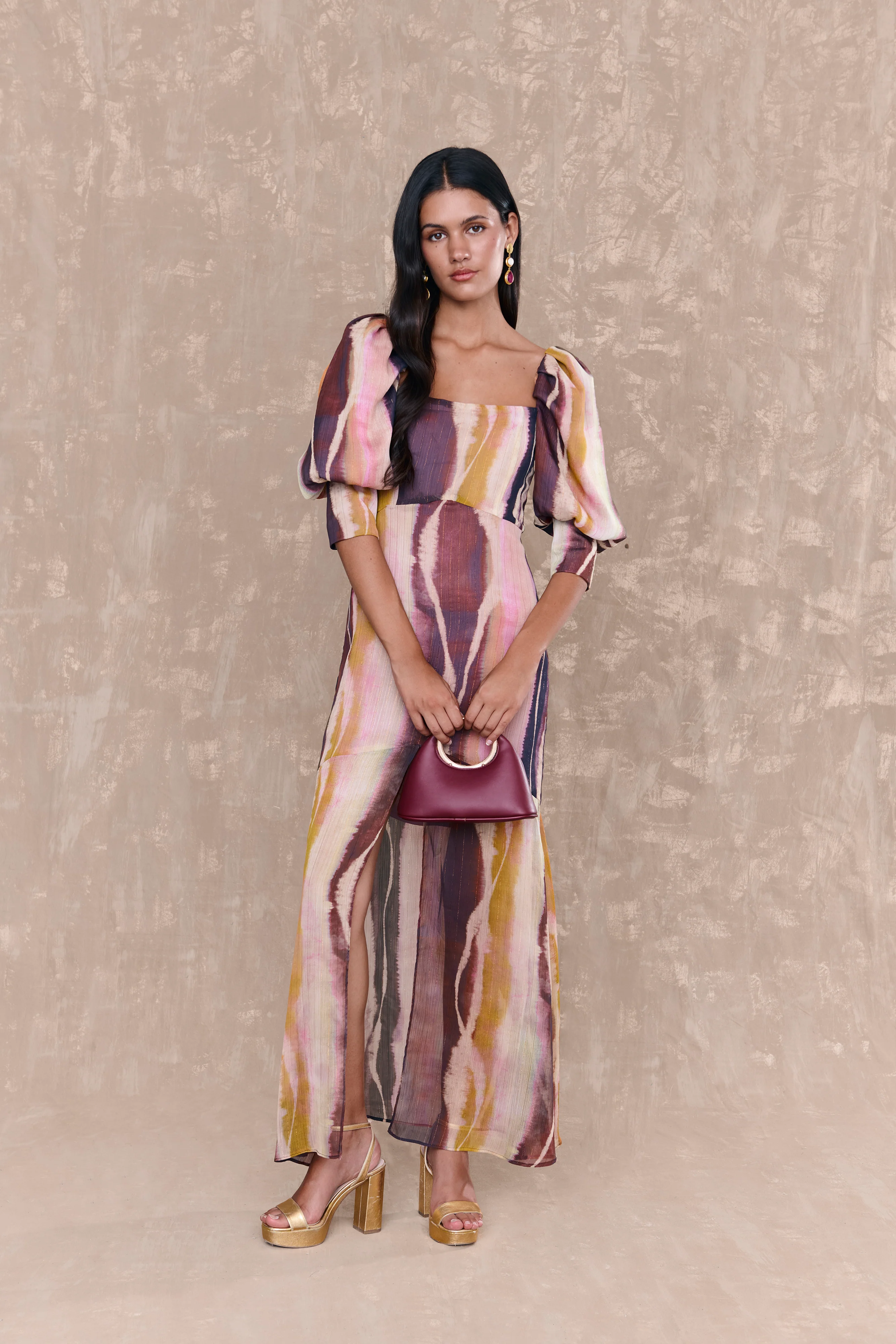 Vestido Loan Estampado Multicolor