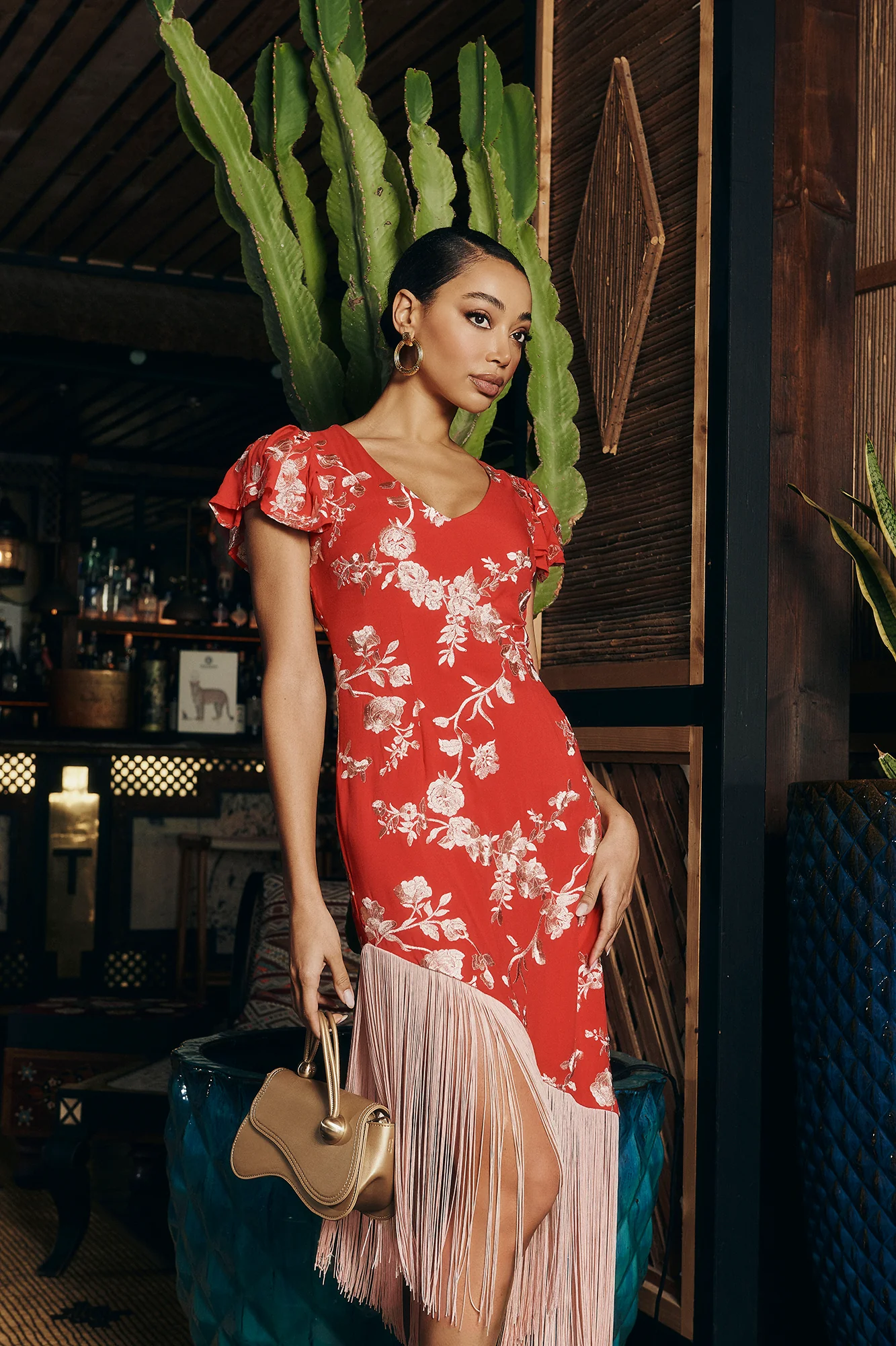 Vestido Manila Rojo - Image 3