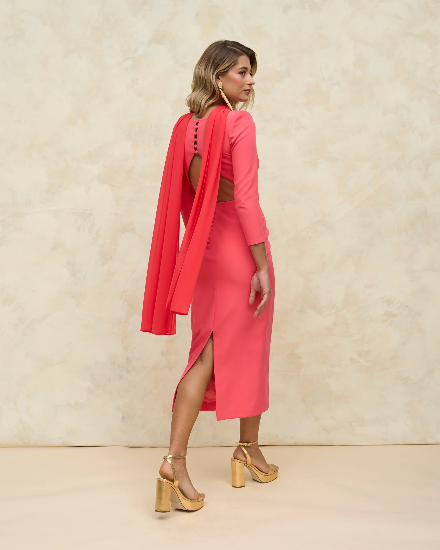 Vestido Marina Coral - Image 4