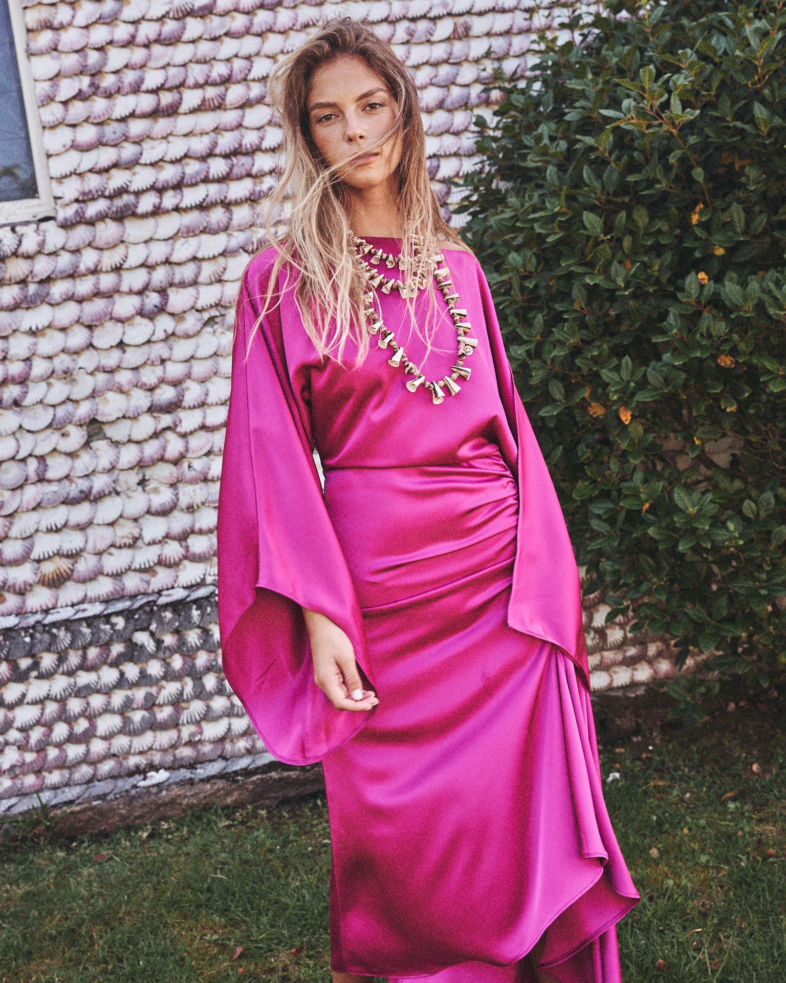Vestido Midi Aldara Buganvilla - Image 3