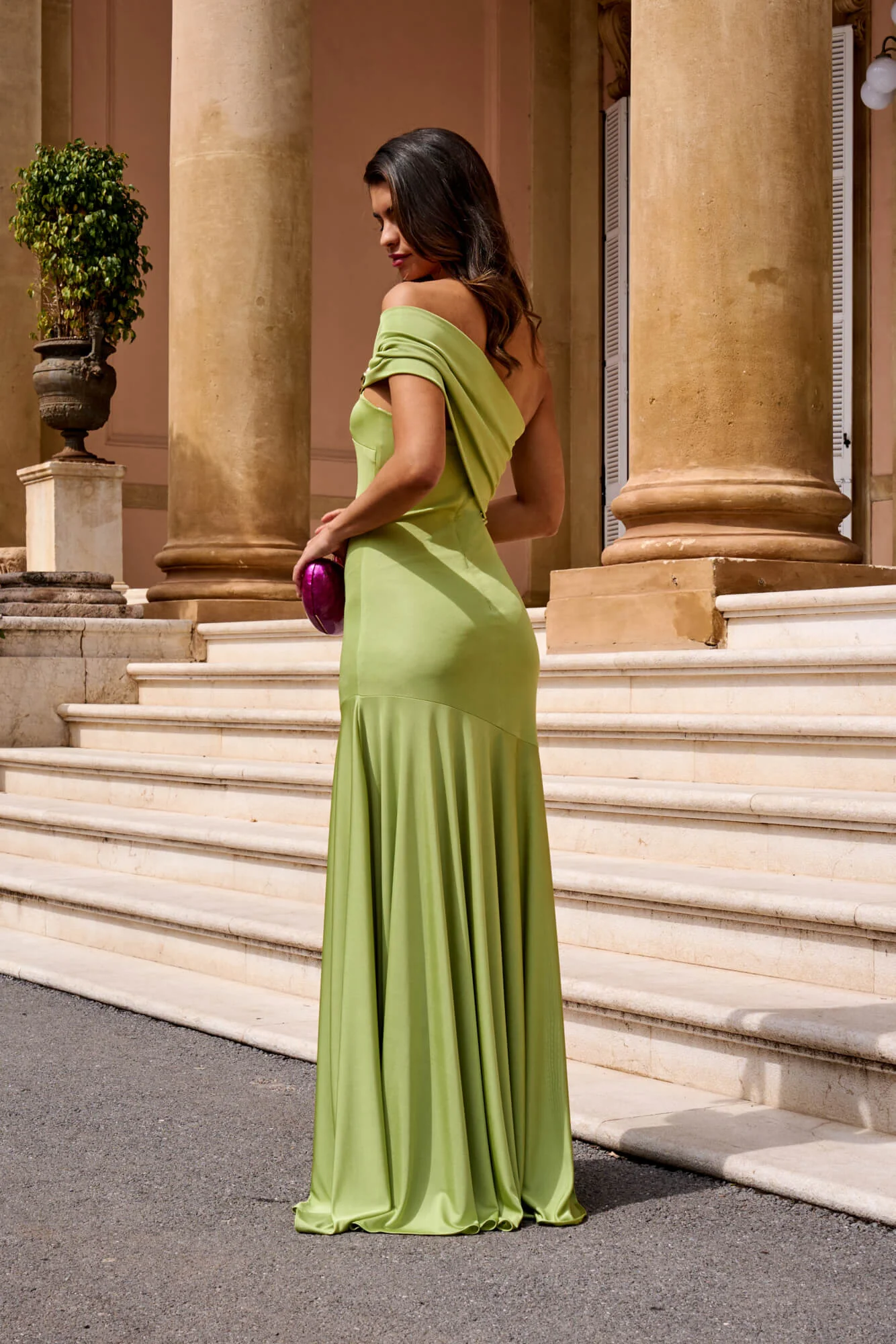 Vestido Milano Verde Lima - Image 4
