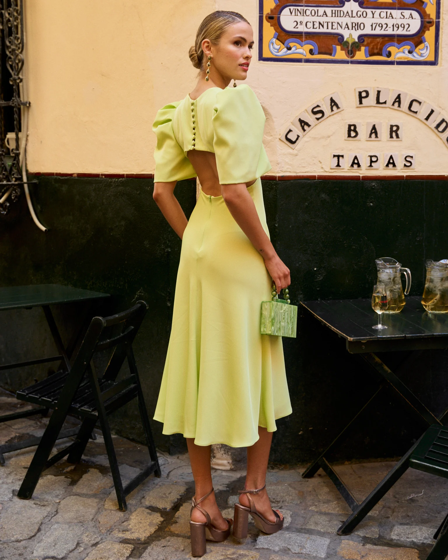 Vestido Pipa Verde Lima - Image 3